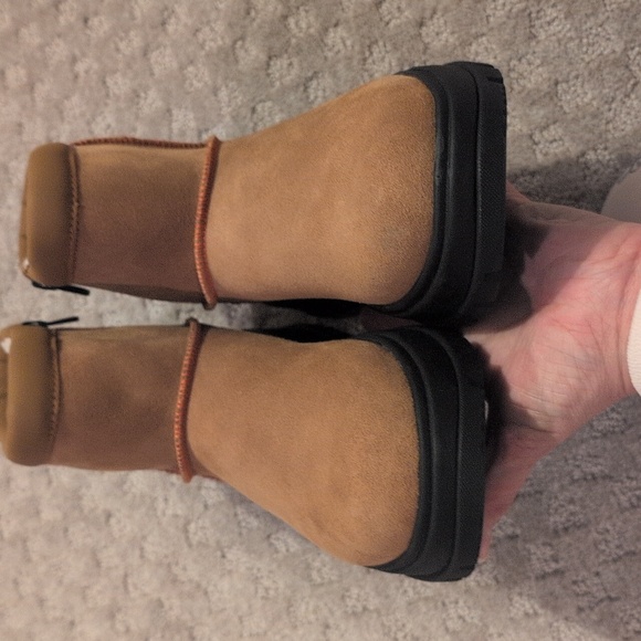 Uggs Kookaburra Leather Winter Boots Fully Sharp Aligned Side Zipper NWOT - Picture 7 of 13